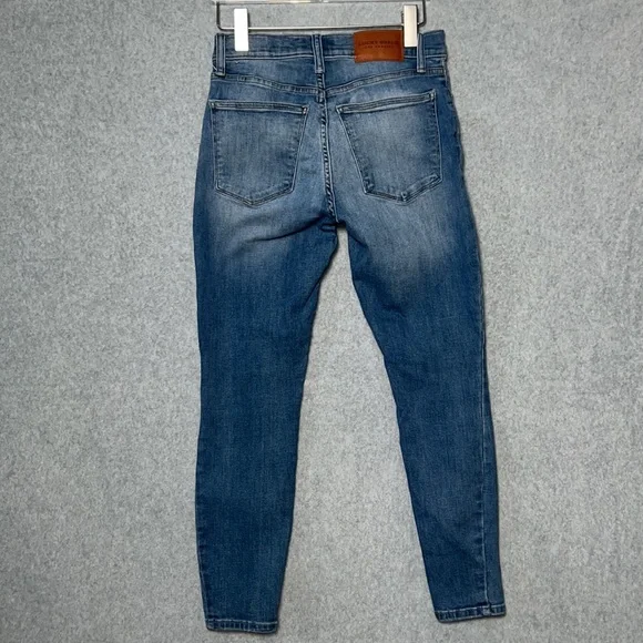 Lucky Brand Mid Rose Blue Ankle Skinny Jeans Size 6 / 28 - Picture 5 of 7